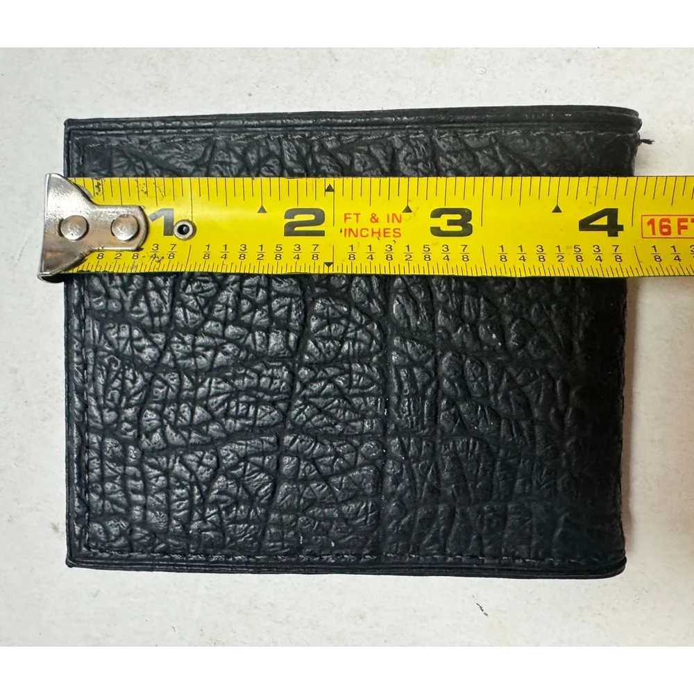 VITRONIC Faux Elephant Hide CAROLINA FREIGHTWAYS SAFETY AWARD Bi-fold Wallet